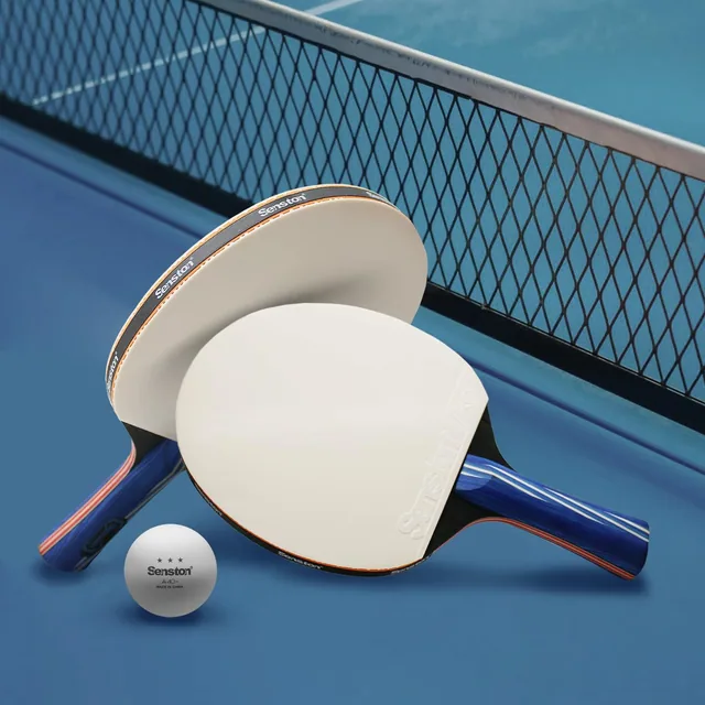 Senston 7-Ply Ping Pong Paddles with Case, photo 4