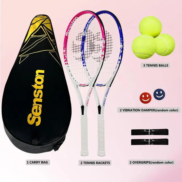 Senston Adult Tennis Racket Set for 2 Players, photo 2