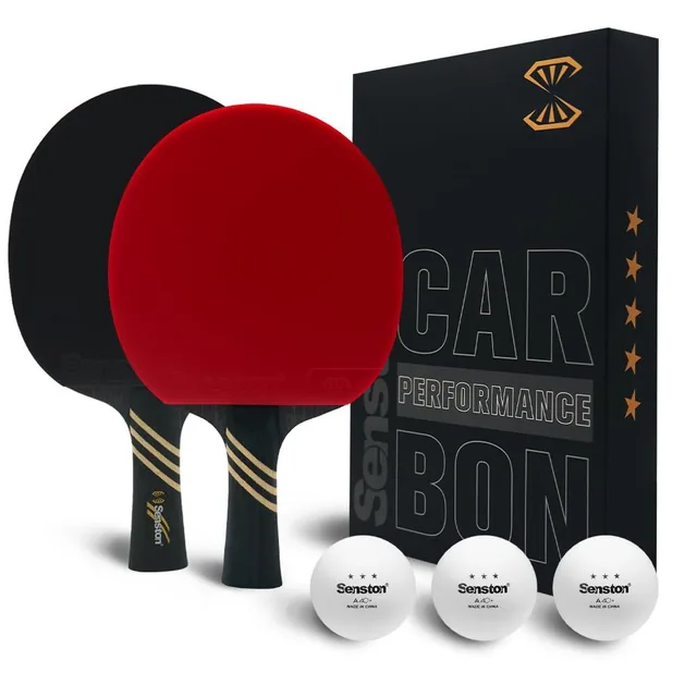 Senston Carbon Ping Pong Paddle Set