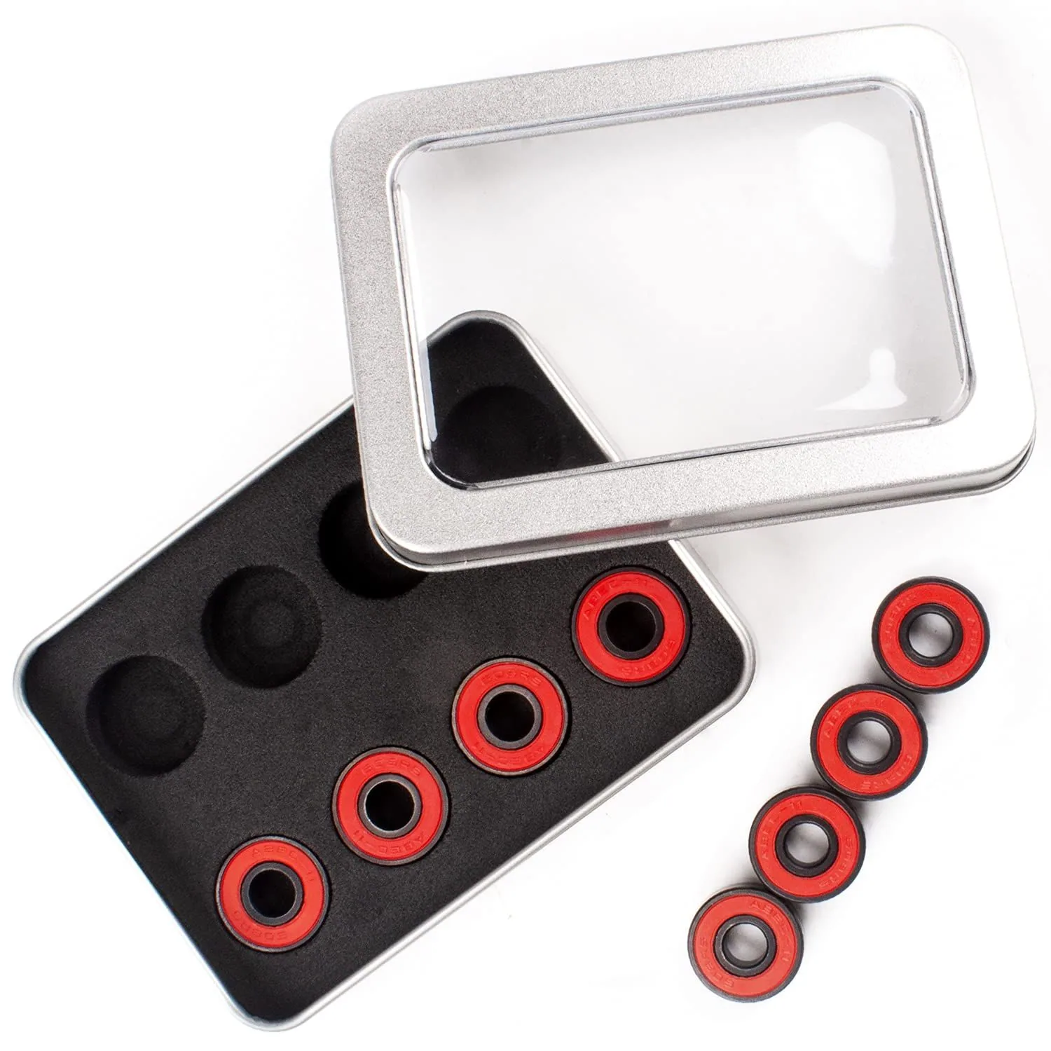 Senston Ceramic Skateboard Bearings, 8 Pack