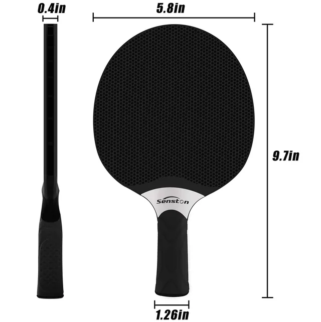 Senston Ping Pong Paddle Set for 2 Players, photo 4