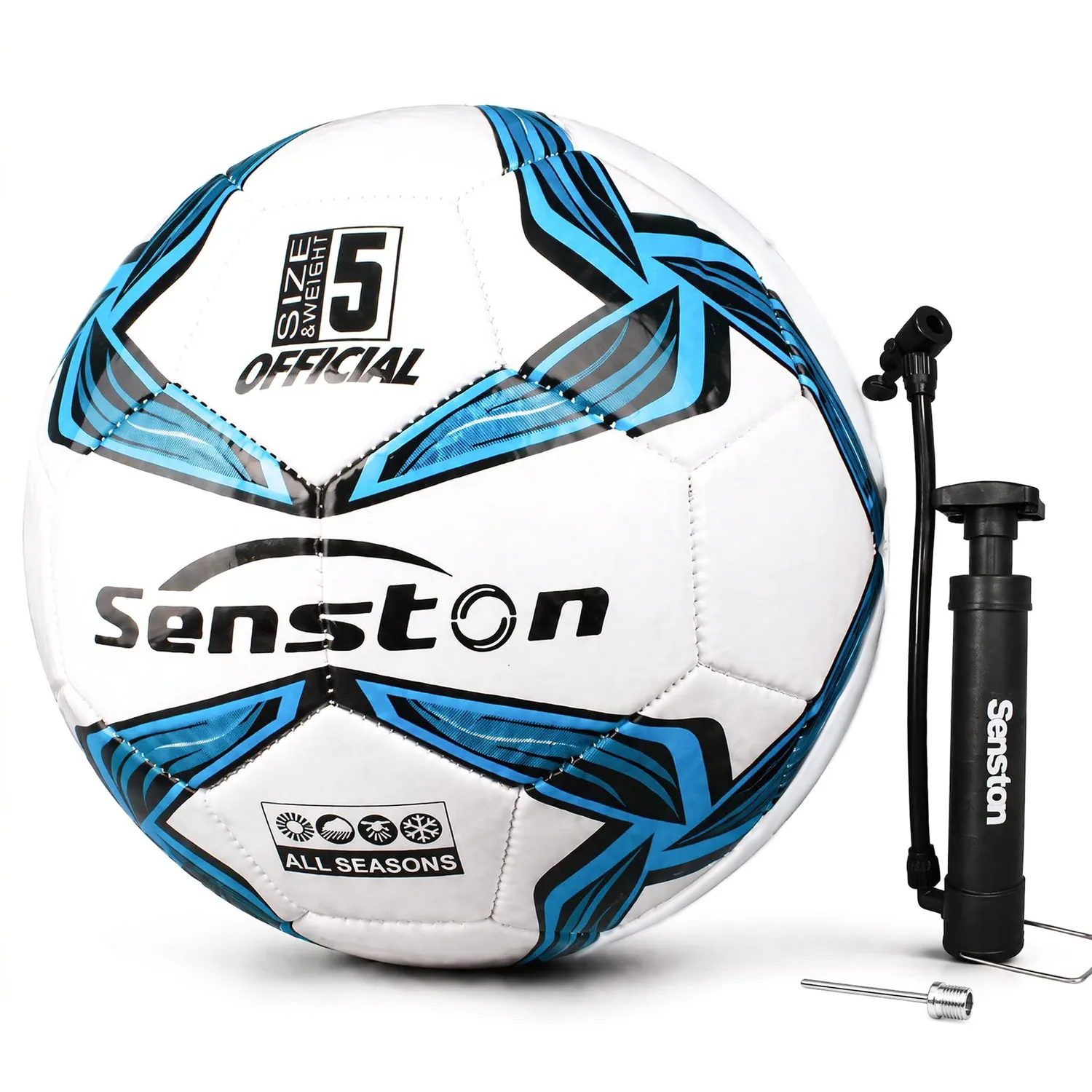 Senston PVC Training Soccer Ball, Size 4 and 5